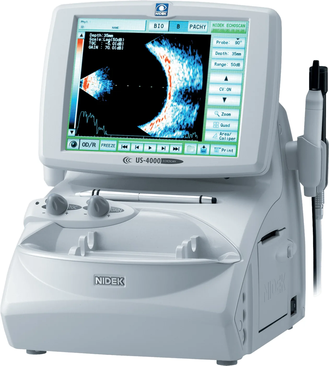 Ultrassom Ocular Nidek US-500 — Drudi e Almeida