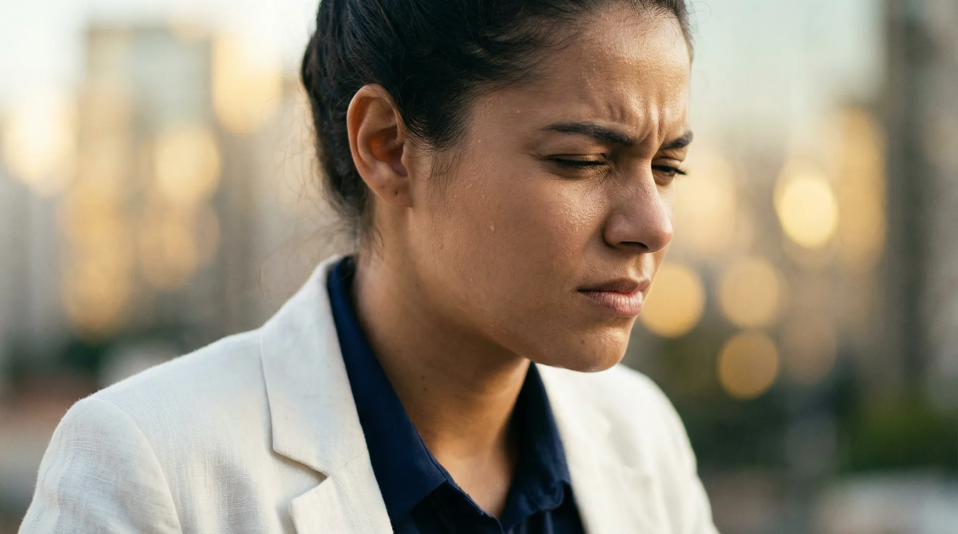 Visão embaçada progressiva